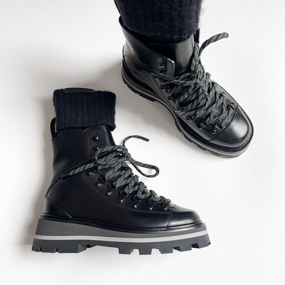 JIMMY CHOO Chike Leather Ankle Boots Black Size IT 37 US 7 NEW IN BOX - Picture 7 of 15